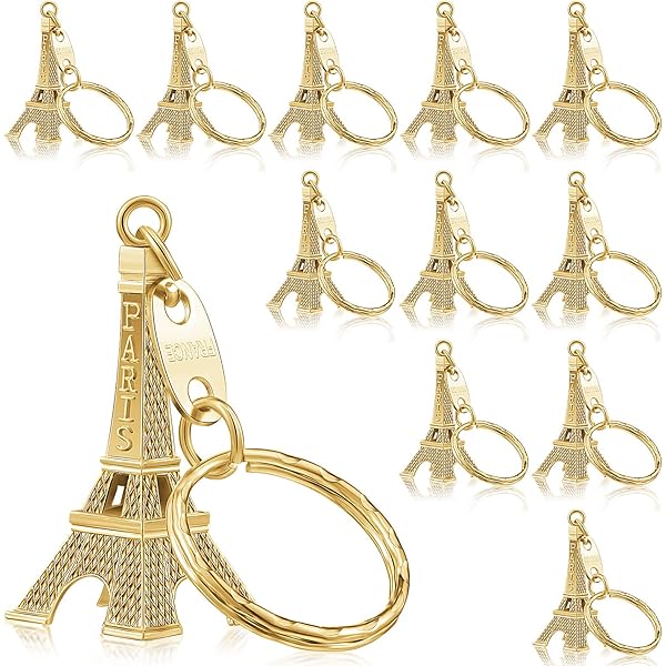 Amazon.co.jp: Inbagi 50ピース エッフェル塔キーリング パリ